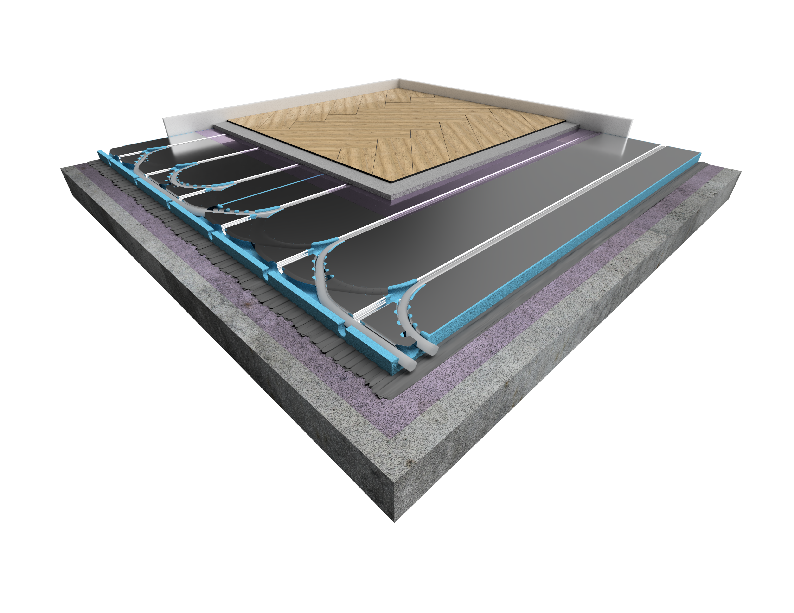 Sistem de încălzire prin pardoseală cu apă LO-16